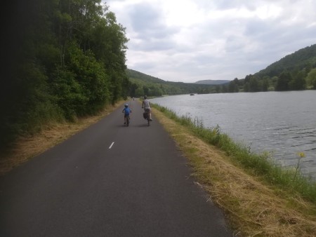 Fietsen langs de Maas