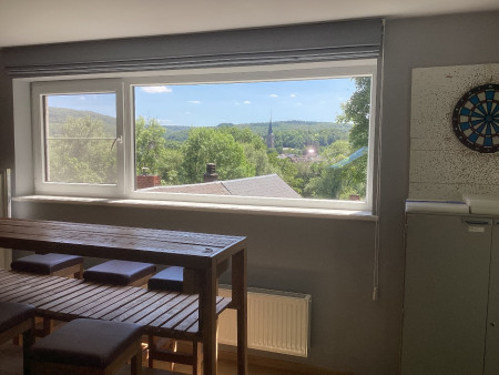 Zicht vanuit bovenverdieping 